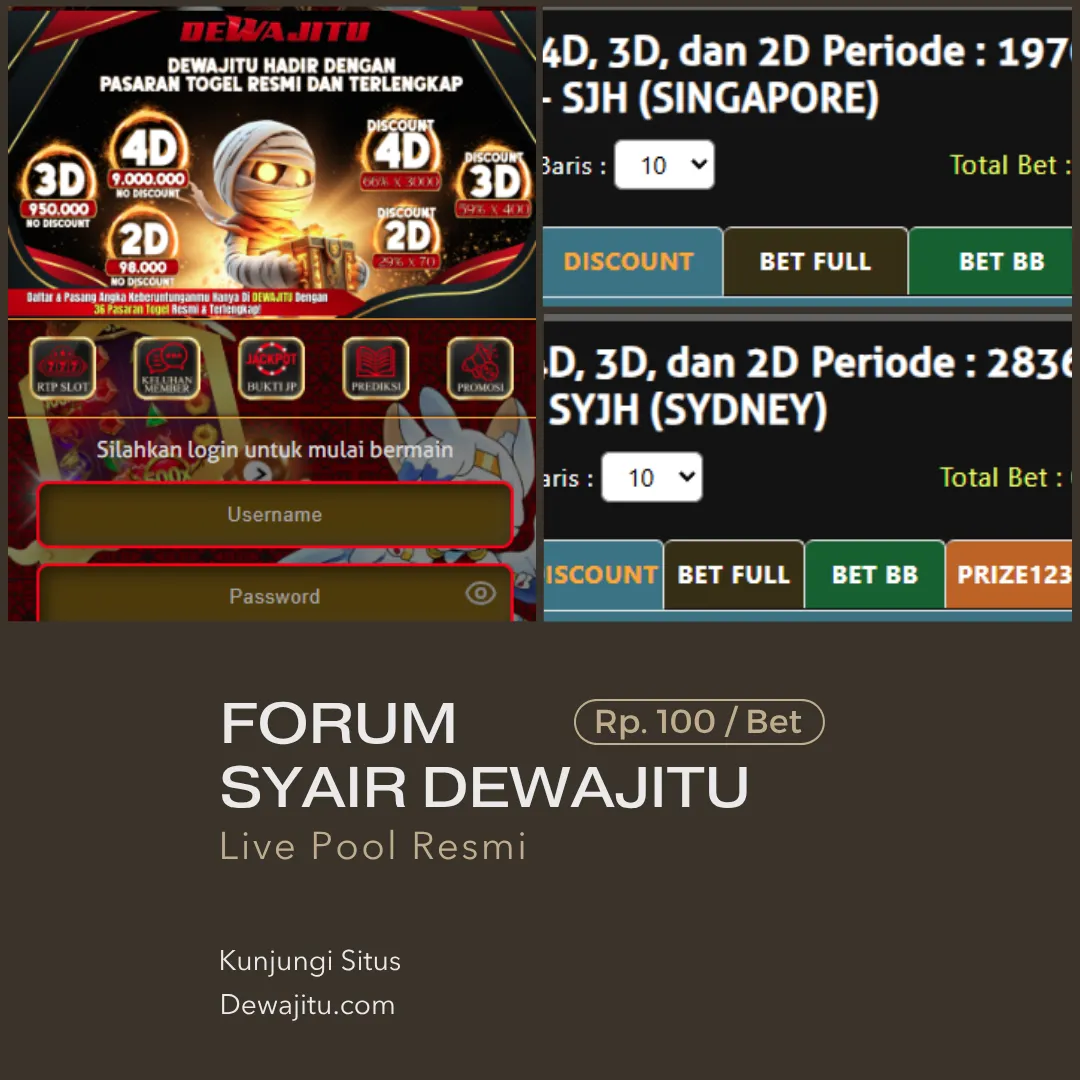 Forum Syair Dewajitu 🍾 Komunitas Analisa & Live Pool Resmi, Siap Bantu Jackpot